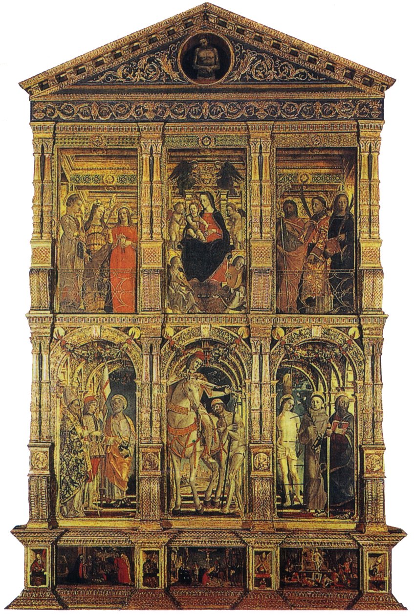 ołtarz san martino autorstwa Bernadino Zenale
