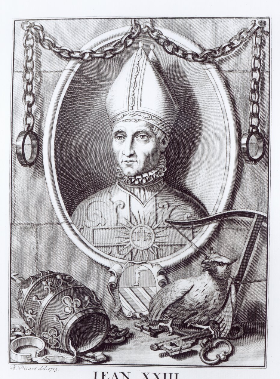 Antypapież Jan XXIII, 1713 autorstwa Bernard Picart