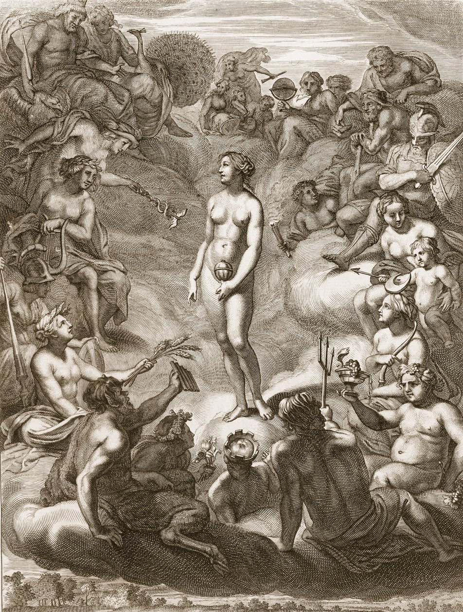 Puszka Pandory, 1730 autorstwa Bernard Picart