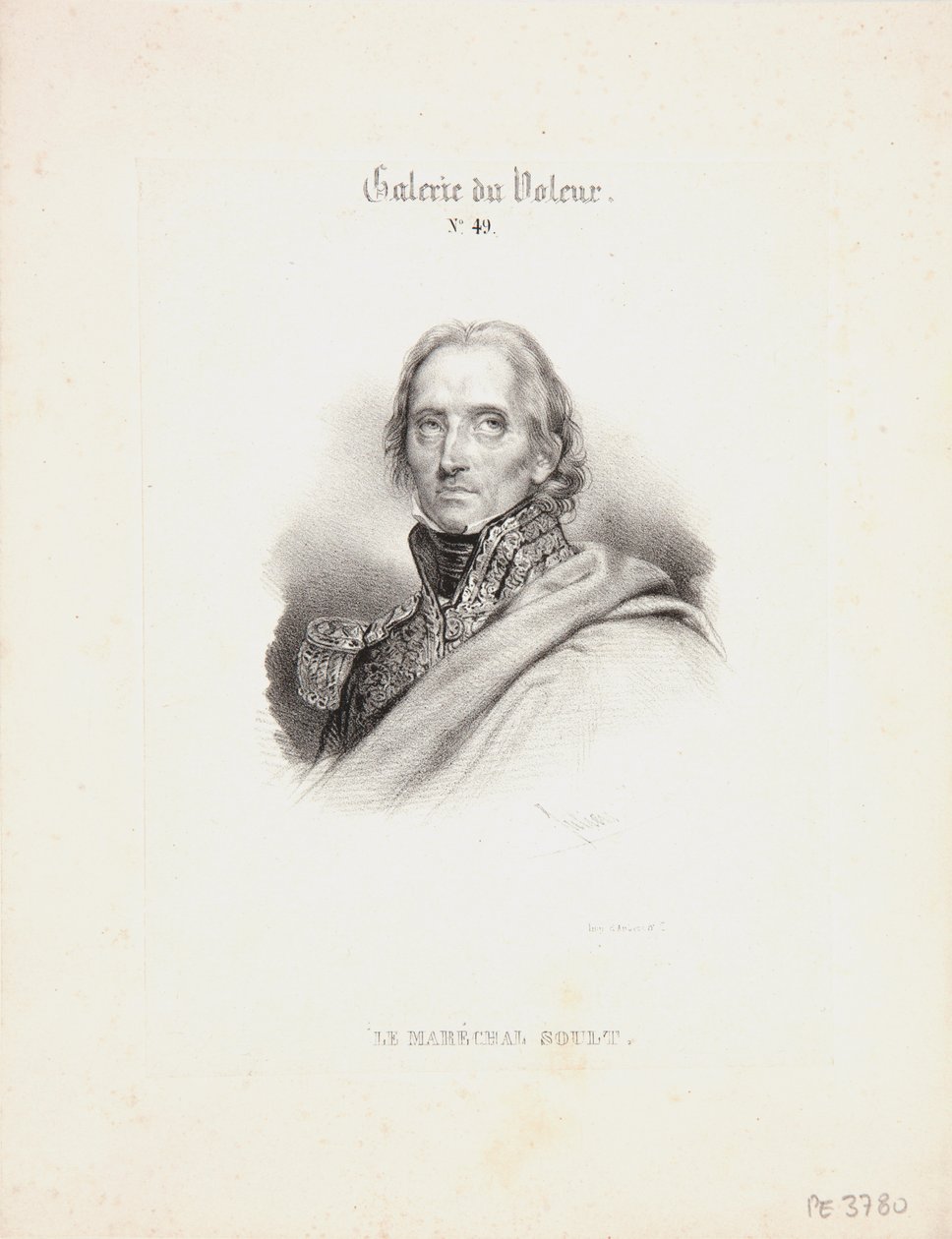 Marszałek Soult, c.1840 autorstwa Bernard Romain Julien