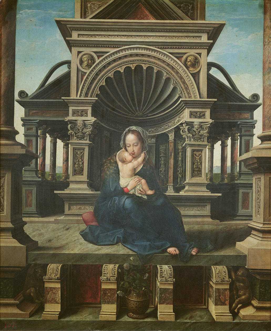 Matka Boska z Louvain, ok. 1520 r. autorstwa Bernard van Orley