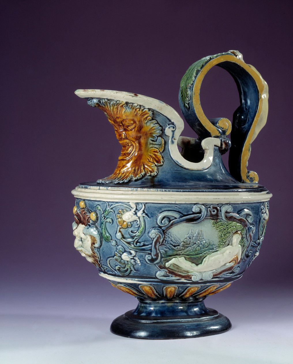 Aiguiere de faience utworzona przez szkołę Bernarda Palissy