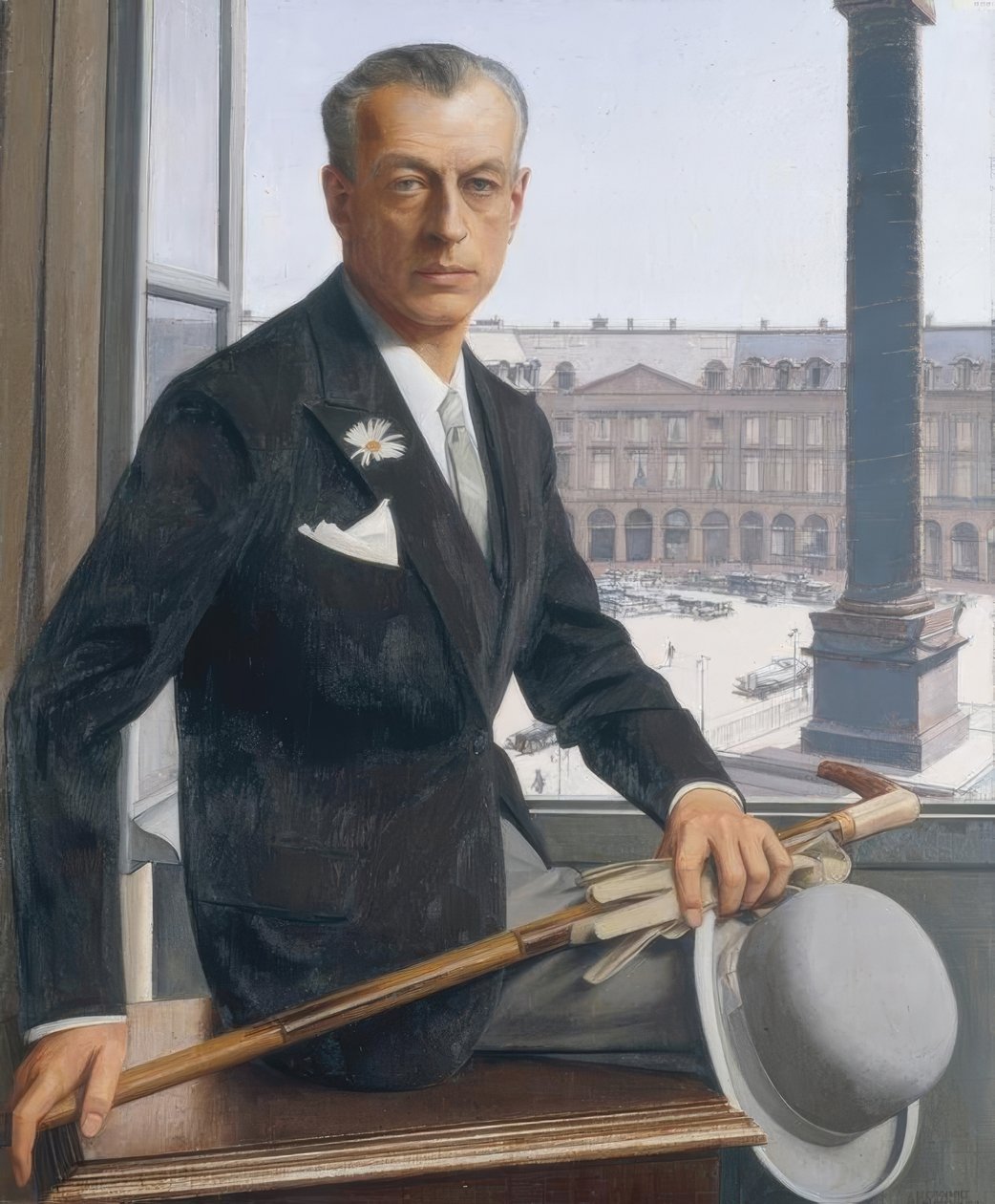 Autoportret na Place Vendôme autorstwa Bernard Boutet de Monvel