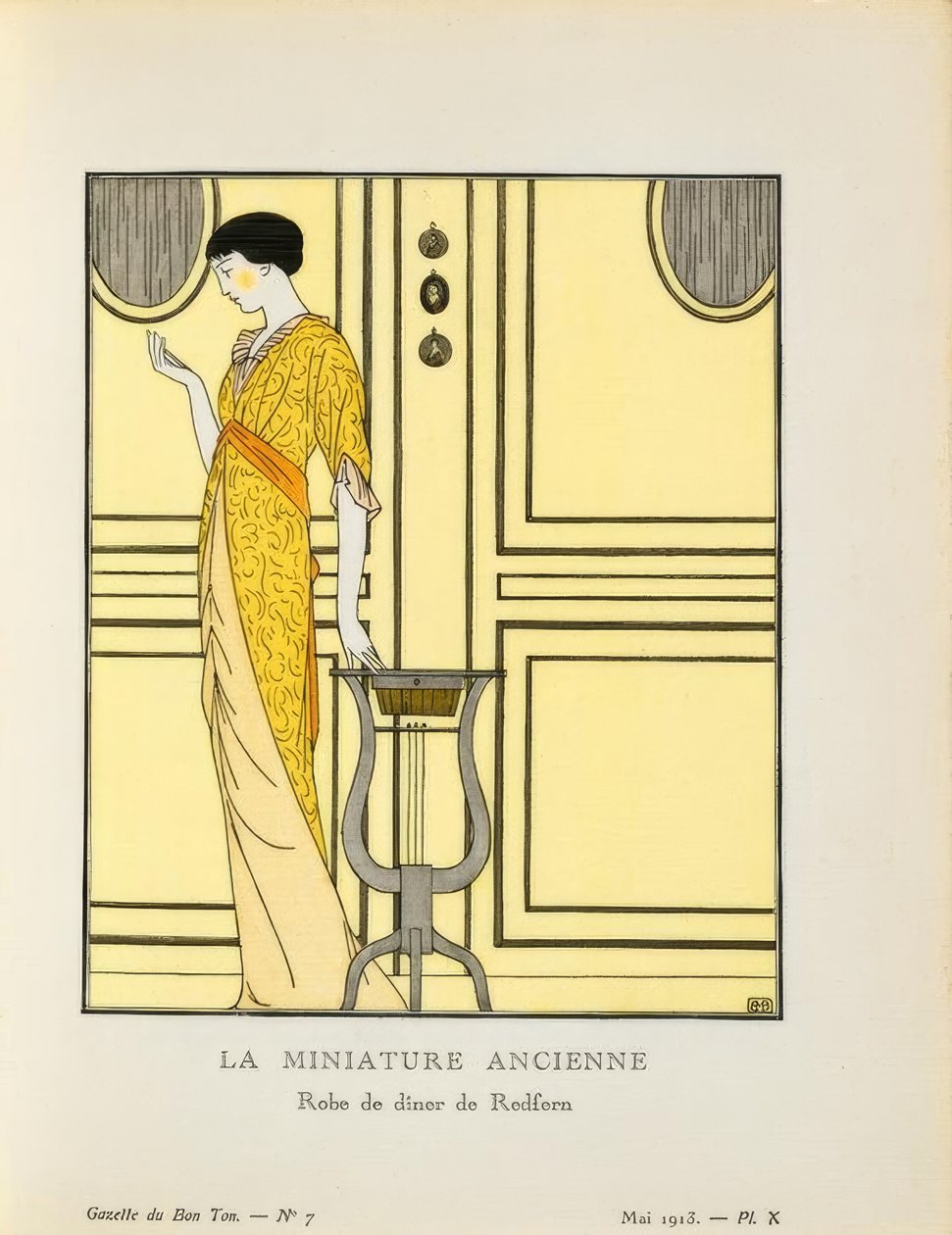 Suknia obiadowa Redfern autorstwa Bernard Boutet de Monvel