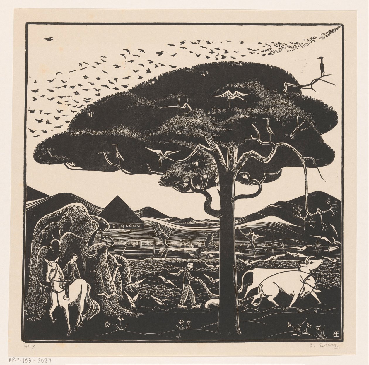 Orka Wołów autorstwa Bernard Essers (signed by artist)
