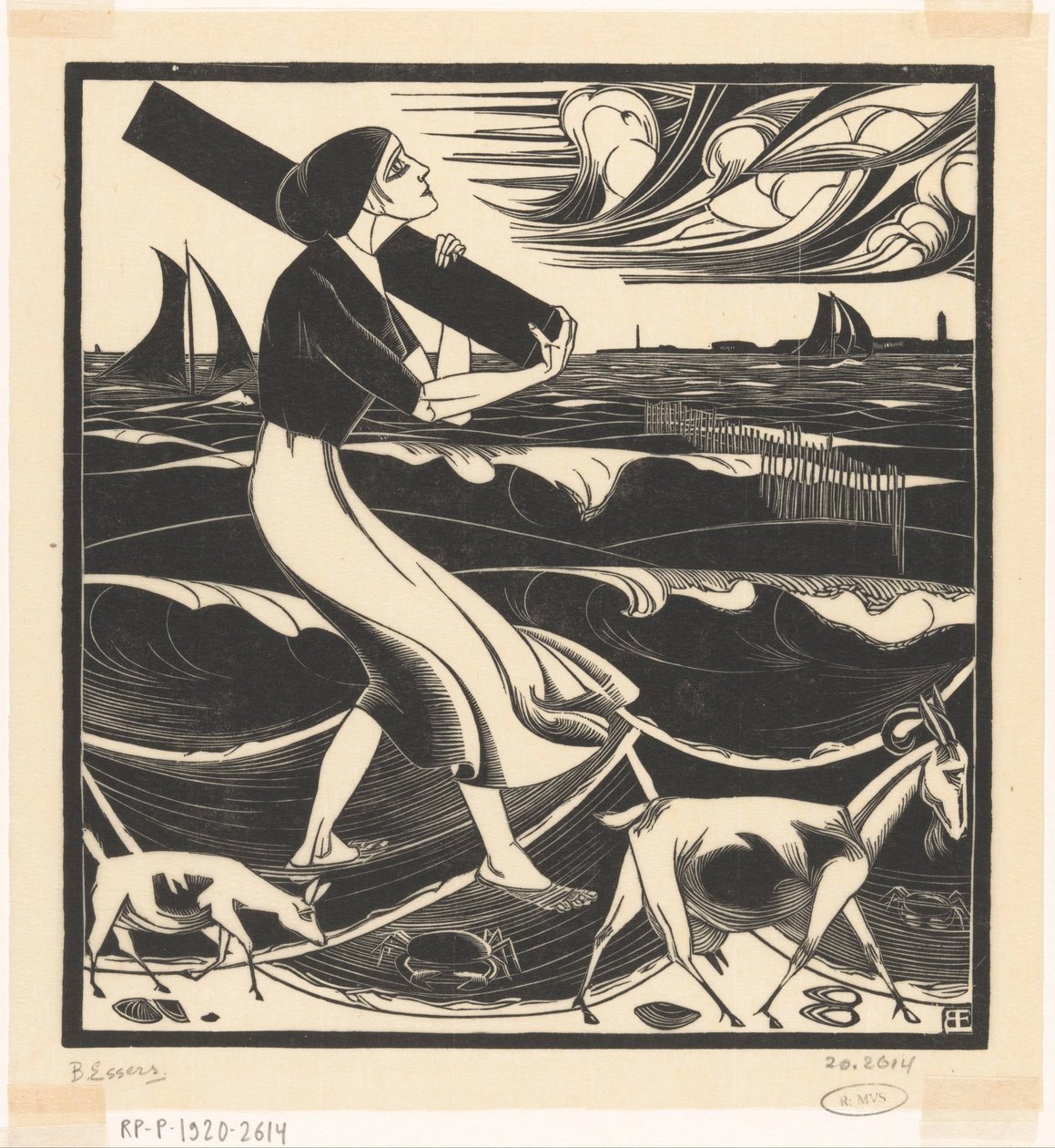Strand (oryginalny tytuł) autorstwa Bernard Essers (signed by artist)