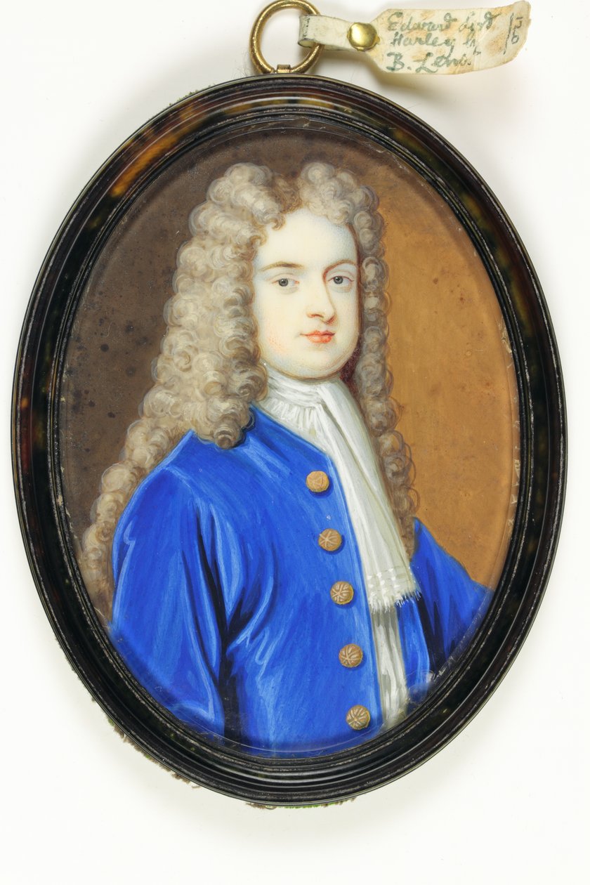 Edward Lord Harley (akwarela na welinie) autorstwa Bernard III Lens