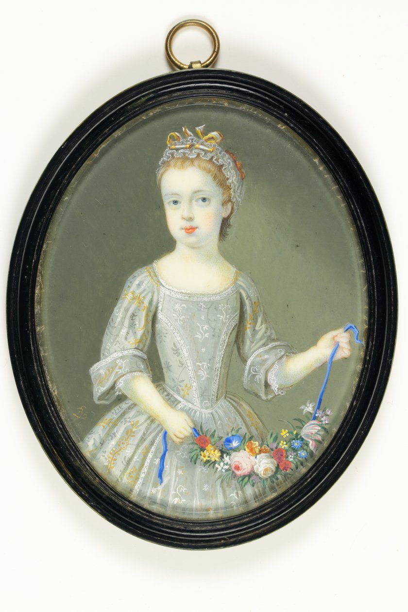Margaret Cavendish Holles Harley, później księżna Portland (akwarela na kości słoniowej) autorstwa Bernard III Lens