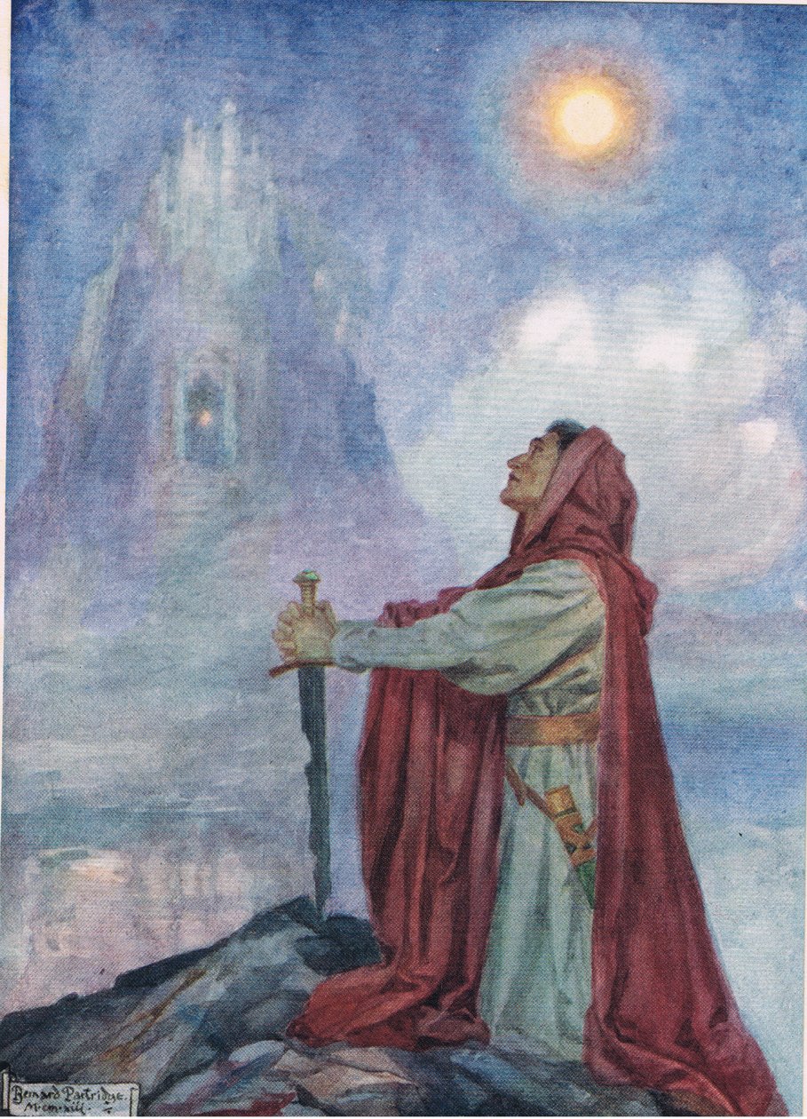 Stąd paradoks, ilustracja z „Rabbi Ben Ezra” Roberta Browninga (kolor lito) autorstwa Bernard John Partridge