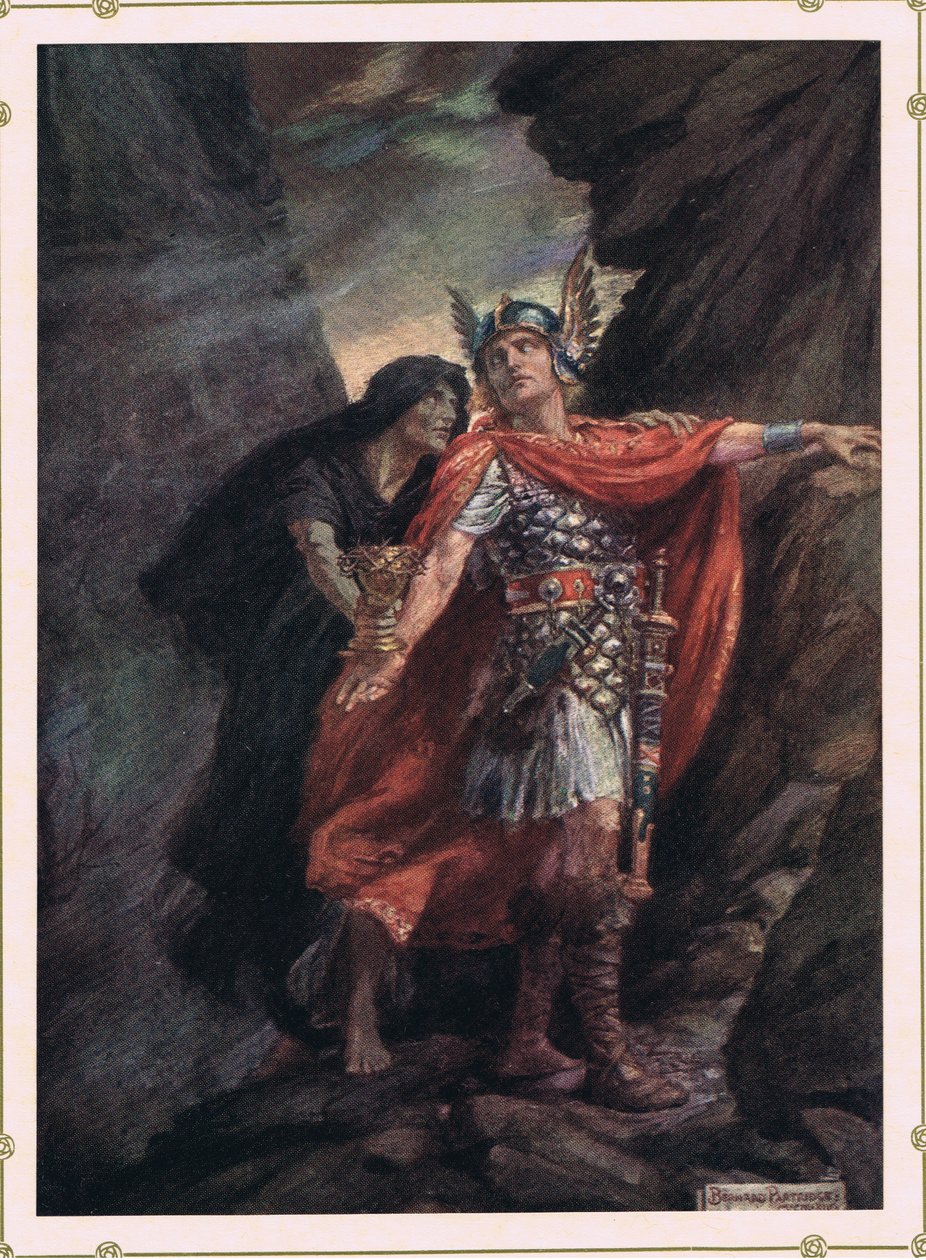 Ilustracja z „Rabbi Ben Ezra” Roberta Browninga (kolor lito) autorstwa Bernard John Partridge