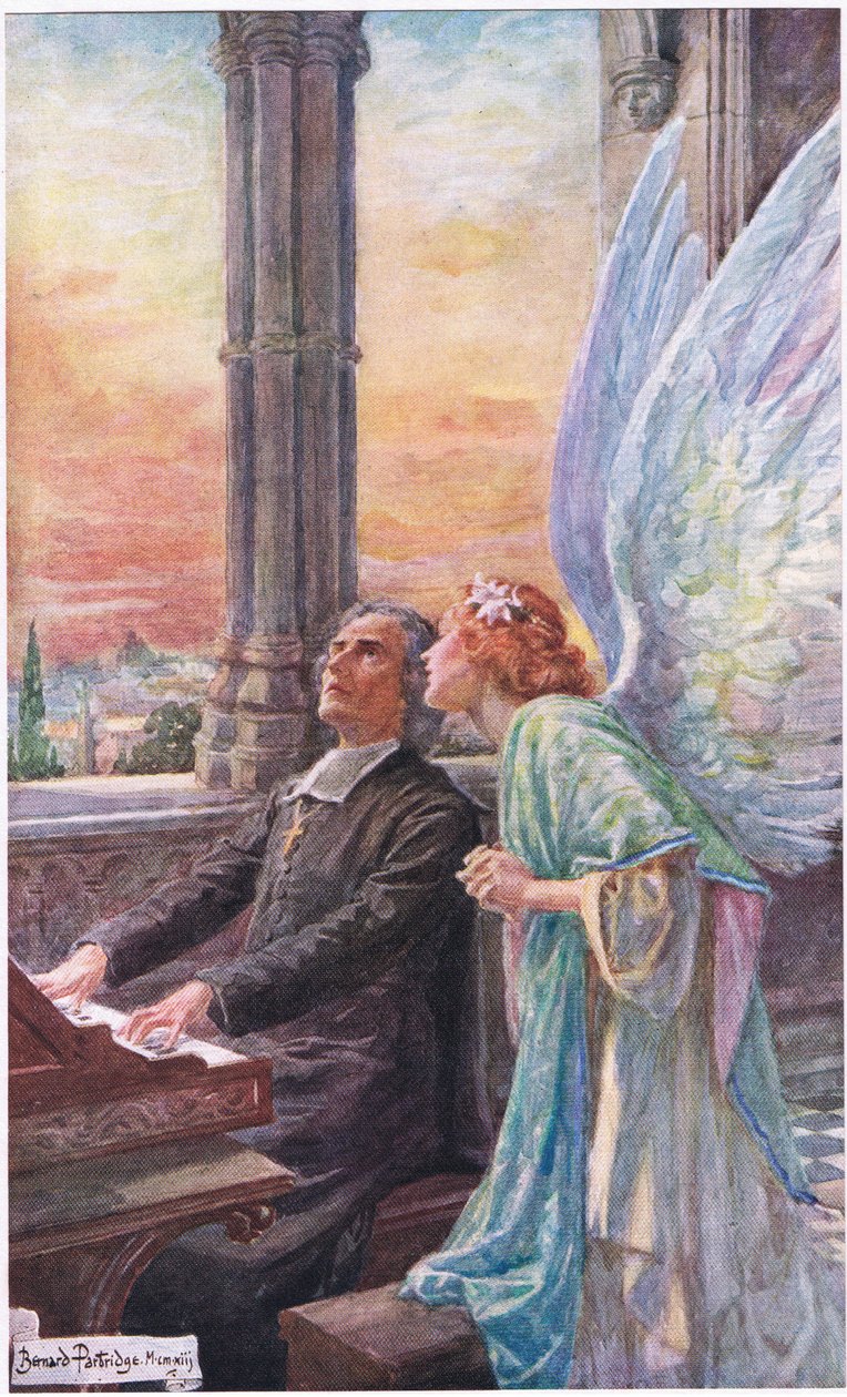 Smutek jest trudny do zniesienia, ilustracja z „Rabbi Ben Ezra” Roberta Browninga (kolor litho) autorstwa Bernard John Partridge