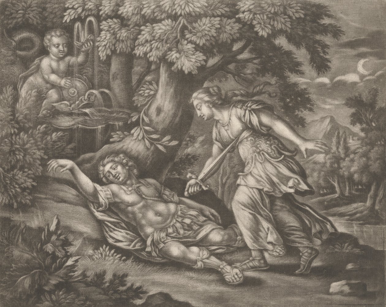 Scena mitologiczna autorstwa Bernard Lens