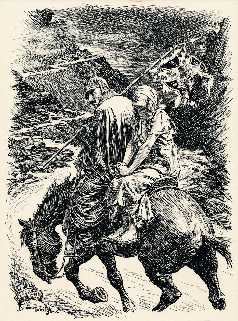 Droga Zwycięstwa - Etap VI, ok. 1920 autorstwa Bernard Partridge