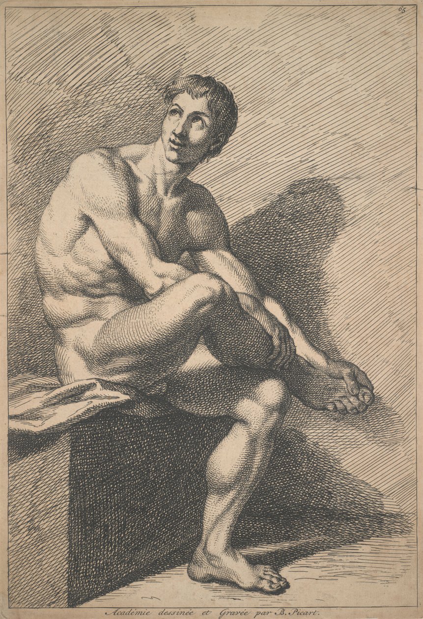 Akademia rysowana i rytowana przez B. Picarta autorstwa Bernard Picart