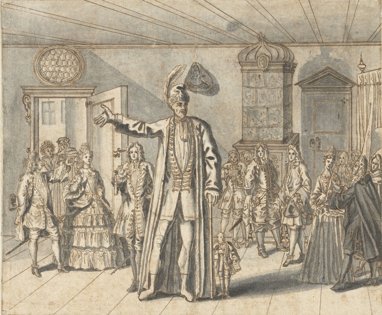 Olbrzymi Cajanus w Haarlemie autorstwa Bernard Picart