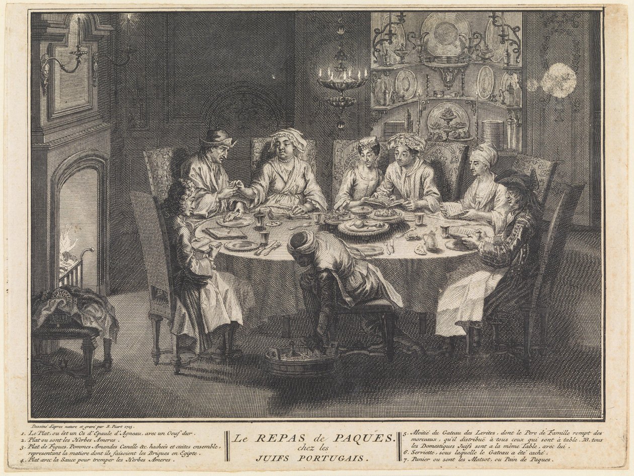 Obchody wieczerzy paschalnej autorstwa Bernard Picart