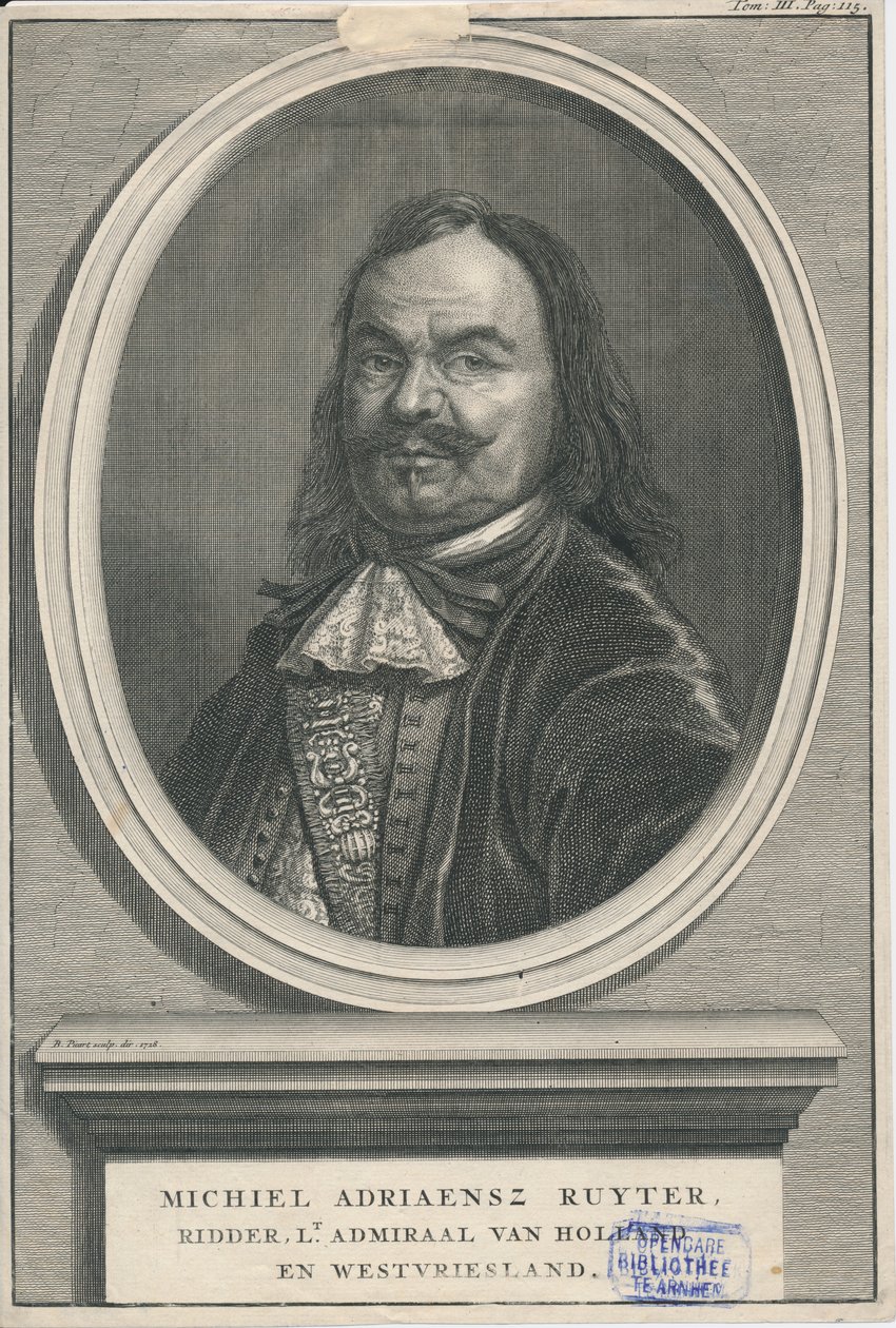Michiel de Ruyter 1607-1676 Centrum Dziedzictwa Rozet 300 191 d 2 A-51 autorstwa Bernard Picart