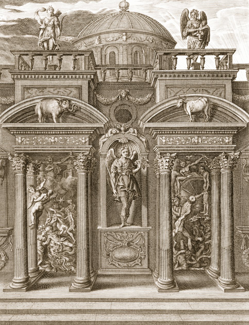 Dom snu, 1731 autorstwa Bernard Picart