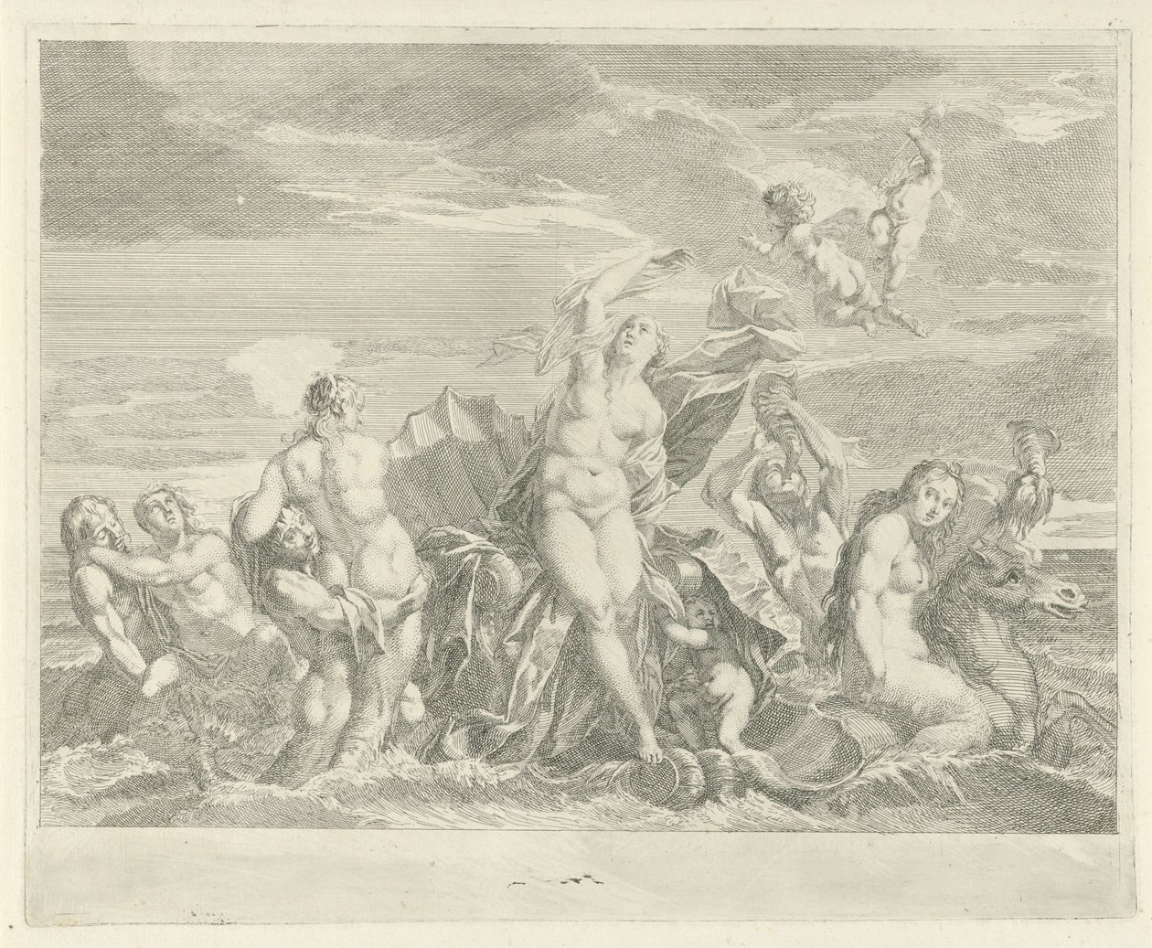 Triomf van Galatea autorstwa Bernard Picart