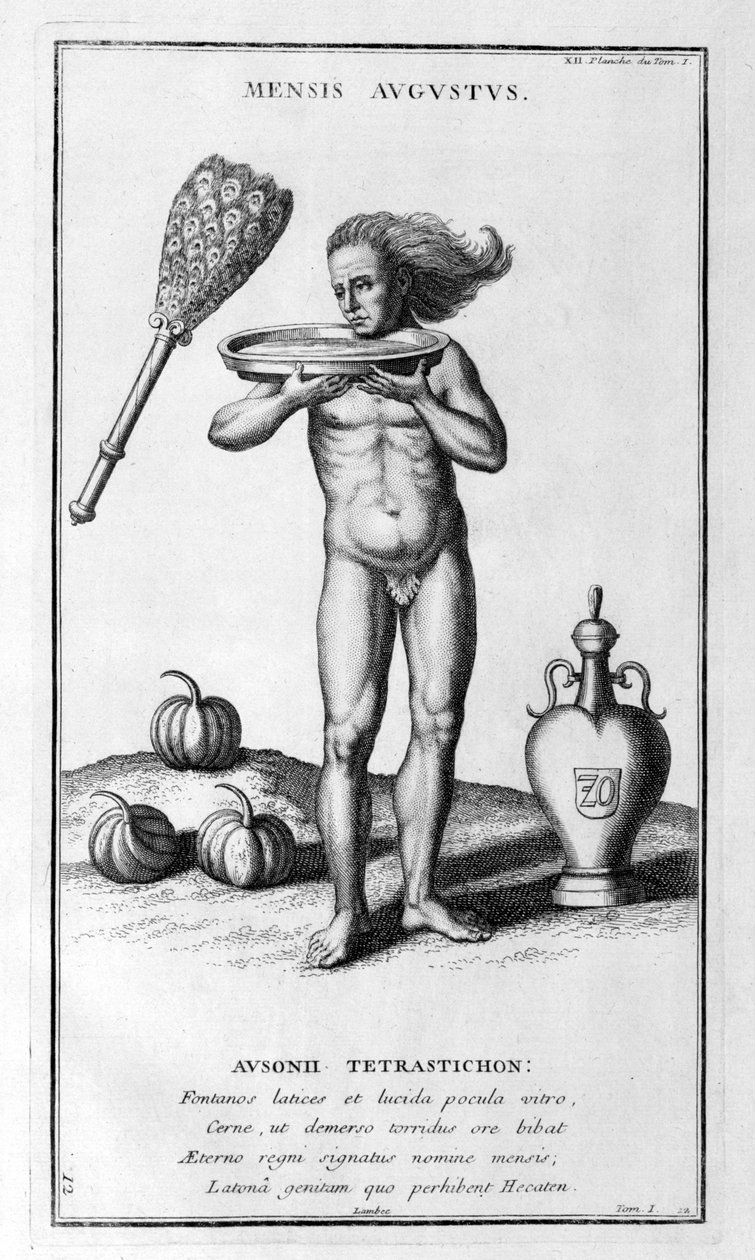 Reprezentacja z sierpnia 1757 autorstwa Bernard de Montfaucon
