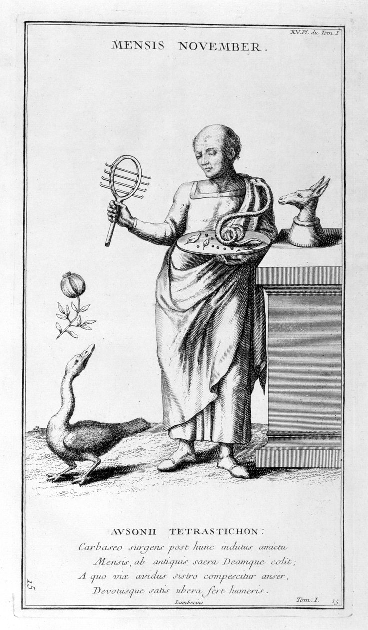 Reprezentacja z listopada 1757 autorstwa Bernard de Montfaucon