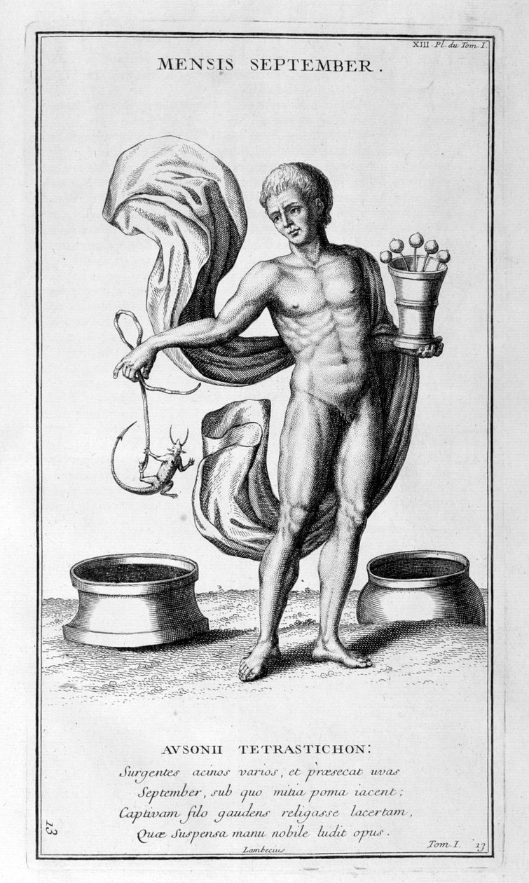 Reprezentacja z września 1757 autorstwa Bernard de Montfaucon