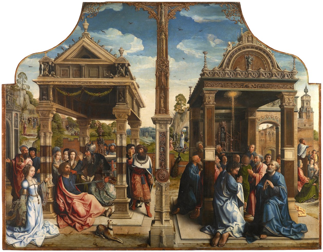 Ołtarz świętych Tomasza i Macieja, ok. 1510-1520 autorstwa Bernard van Orley
