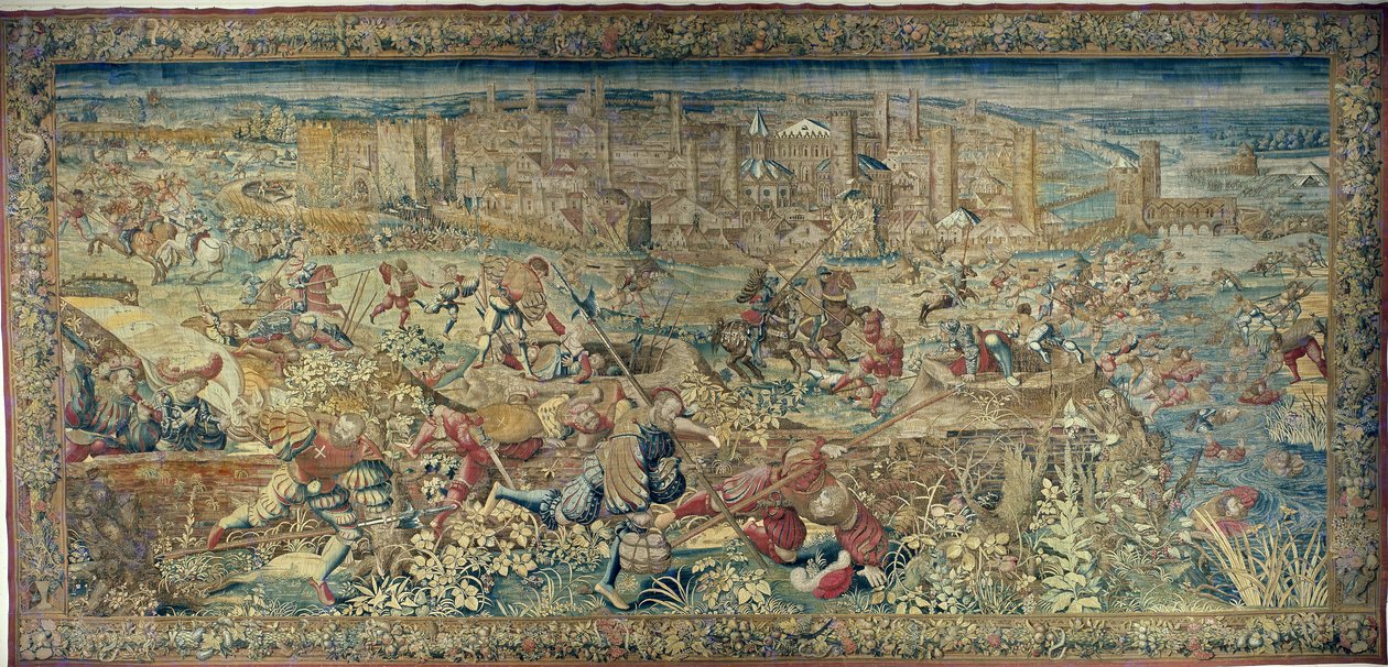 Odcinek bitwy pod Pawią (1525) autorstwa Bernard van Orley