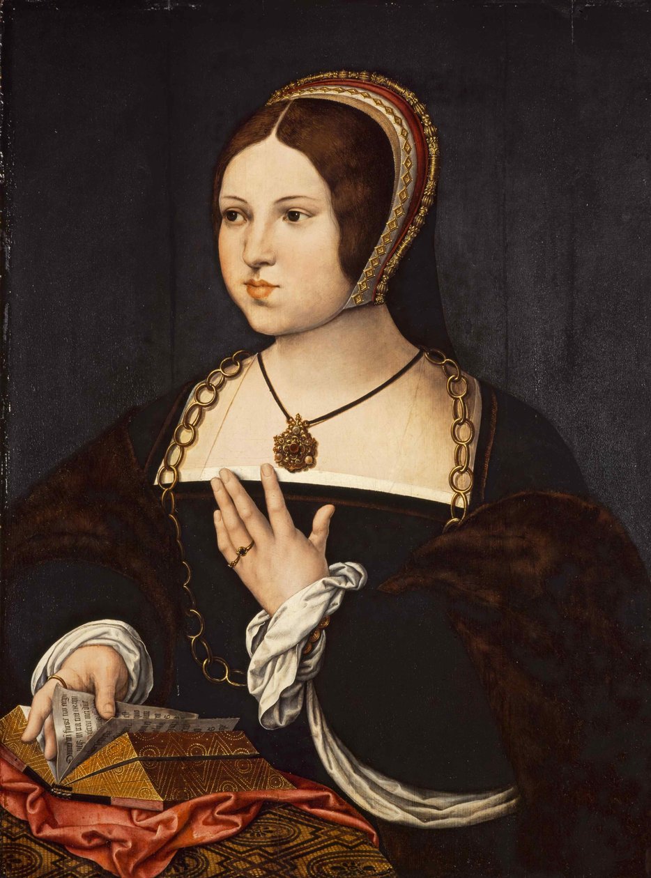 Portret Marie Haneton, ok. 1518. autorstwa Bernard van Orley