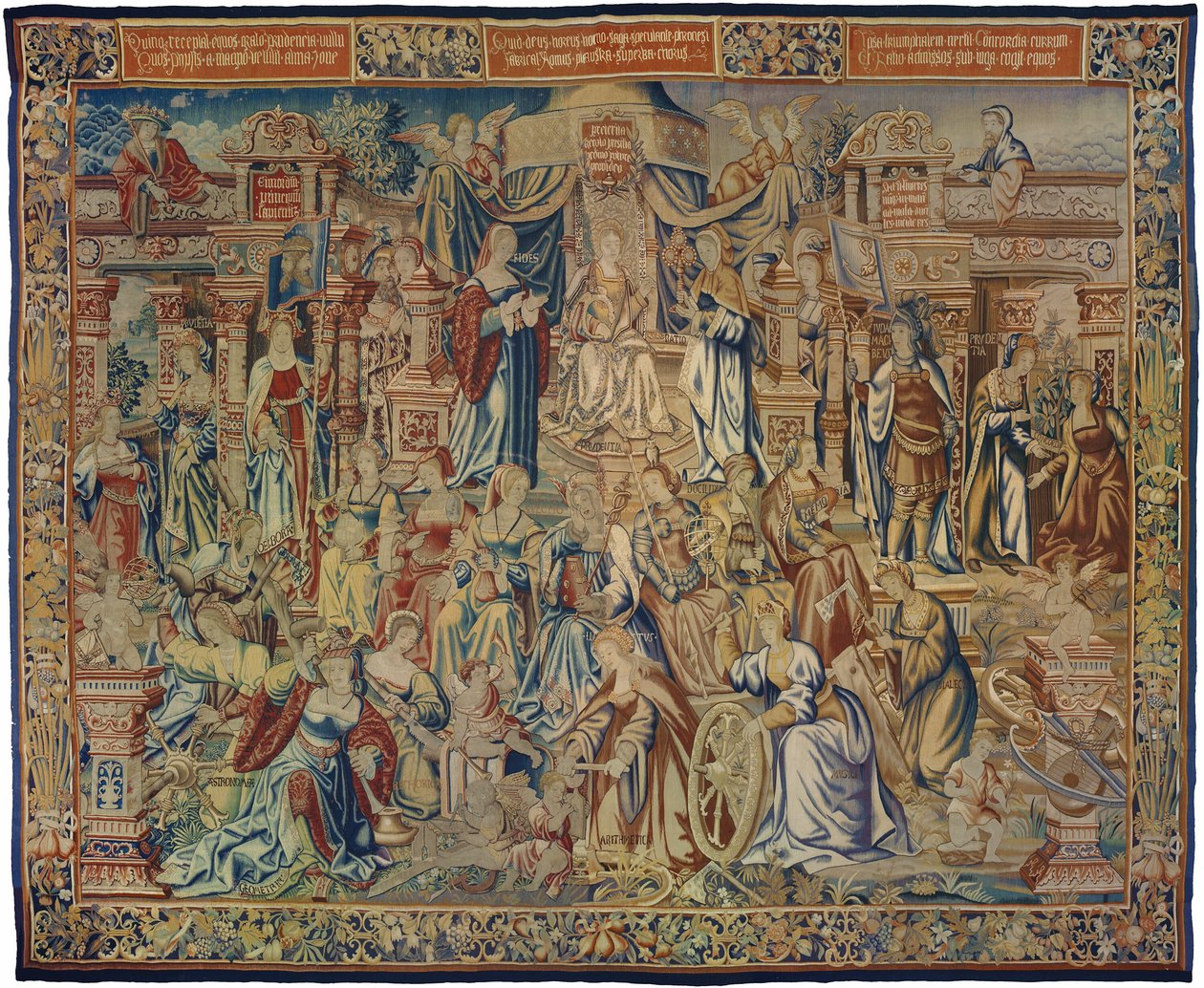 Prudentia (Roztropność), z Los Honores autorstwa Bernard van Orley