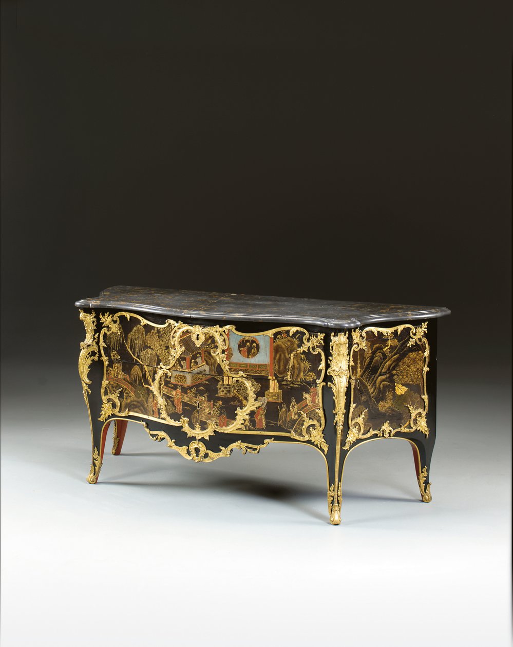 Komoda Ludwika XV, ok.1740 autorstwa Bernard van Risamburgh