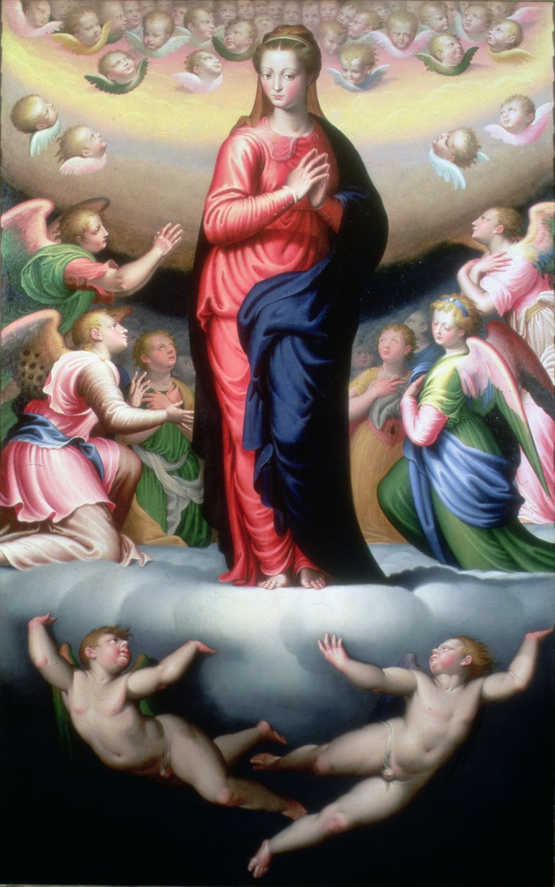 Madonna w chwale autorstwa Bernardino Campi