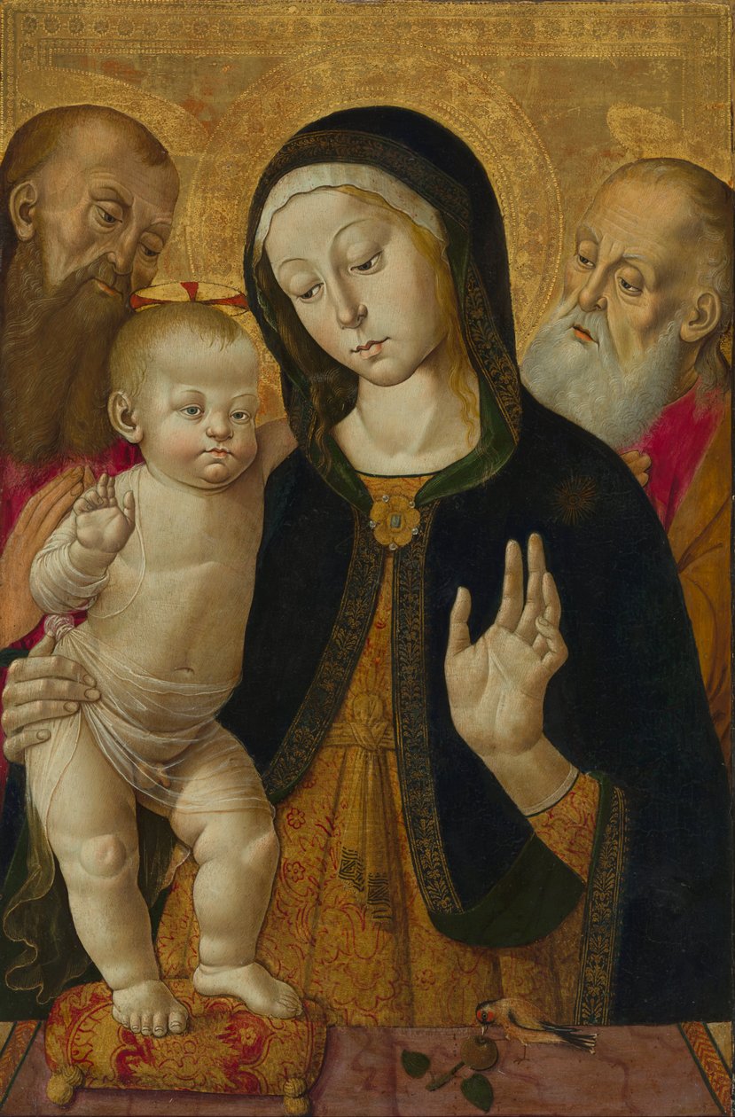 Madonna z Dzieciątkiem i Dwóch Świętych Pustelników autorstwa Bernardino Fungai