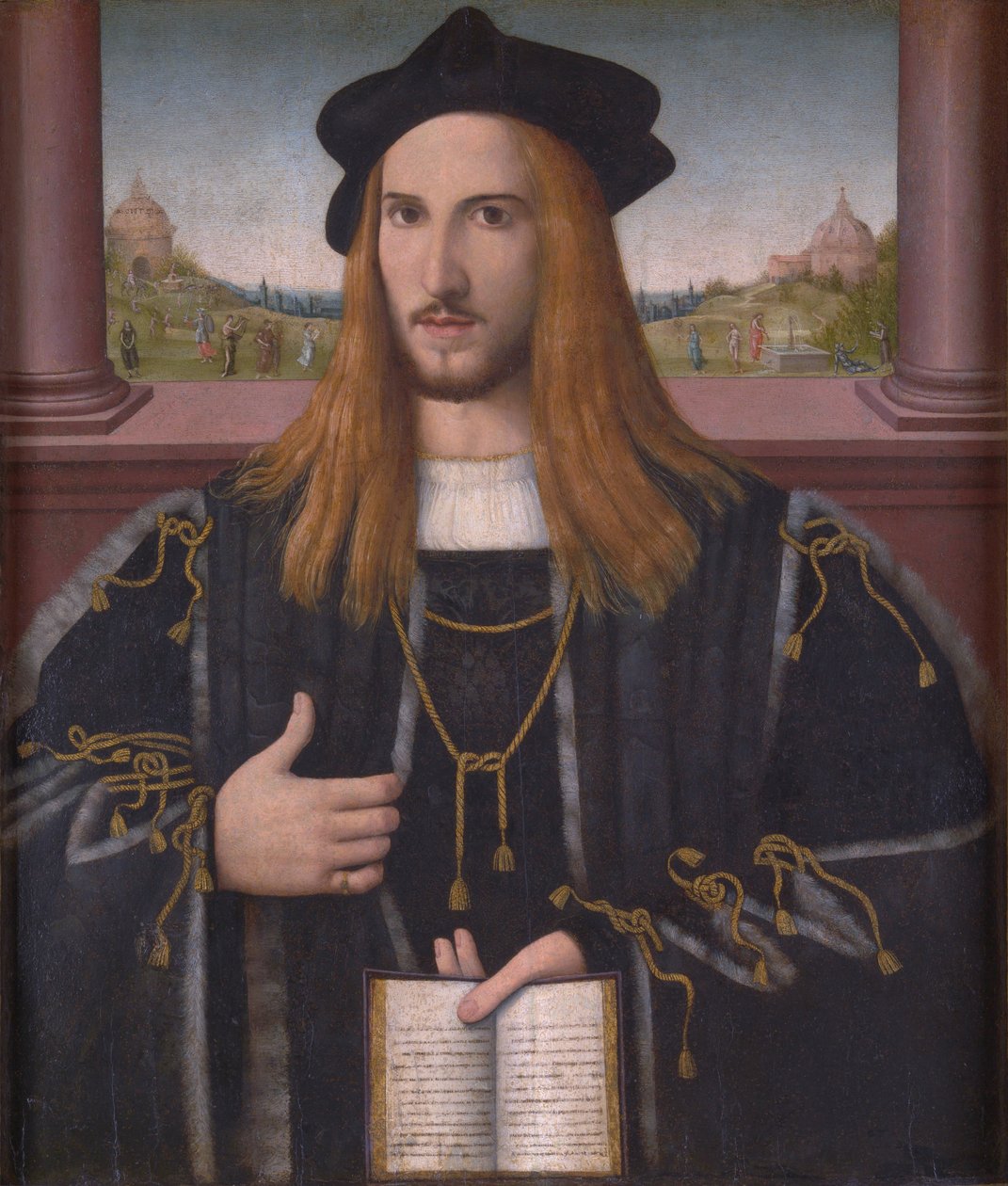 Portret Alberto III Pio autorstwa Bernardino Loschi