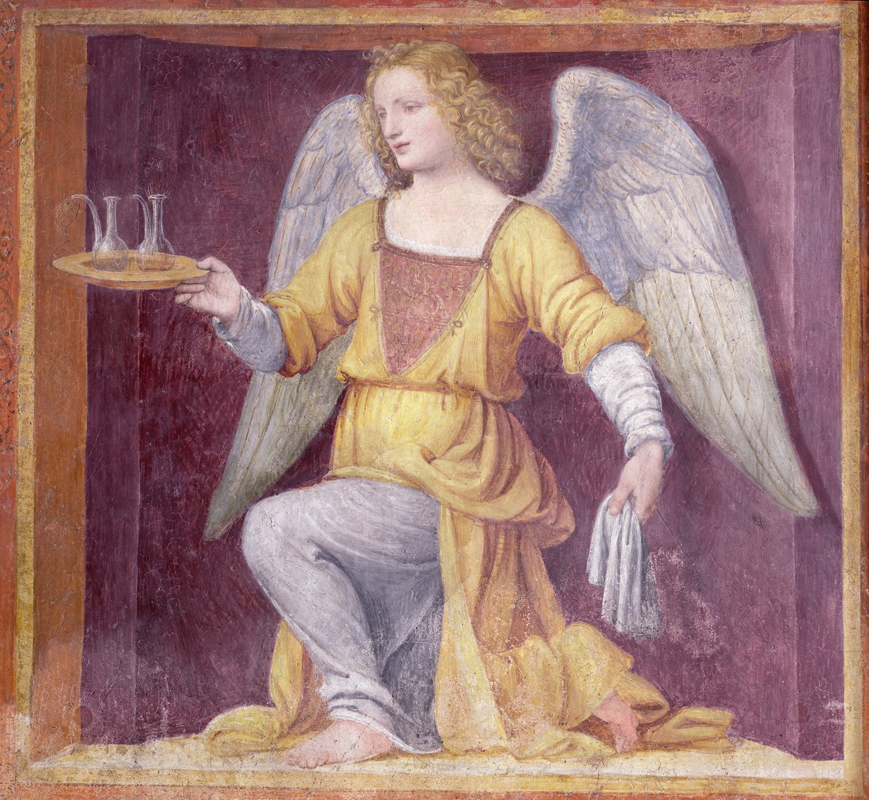 Anioł, 1525 autorstwa Bernardino Luini