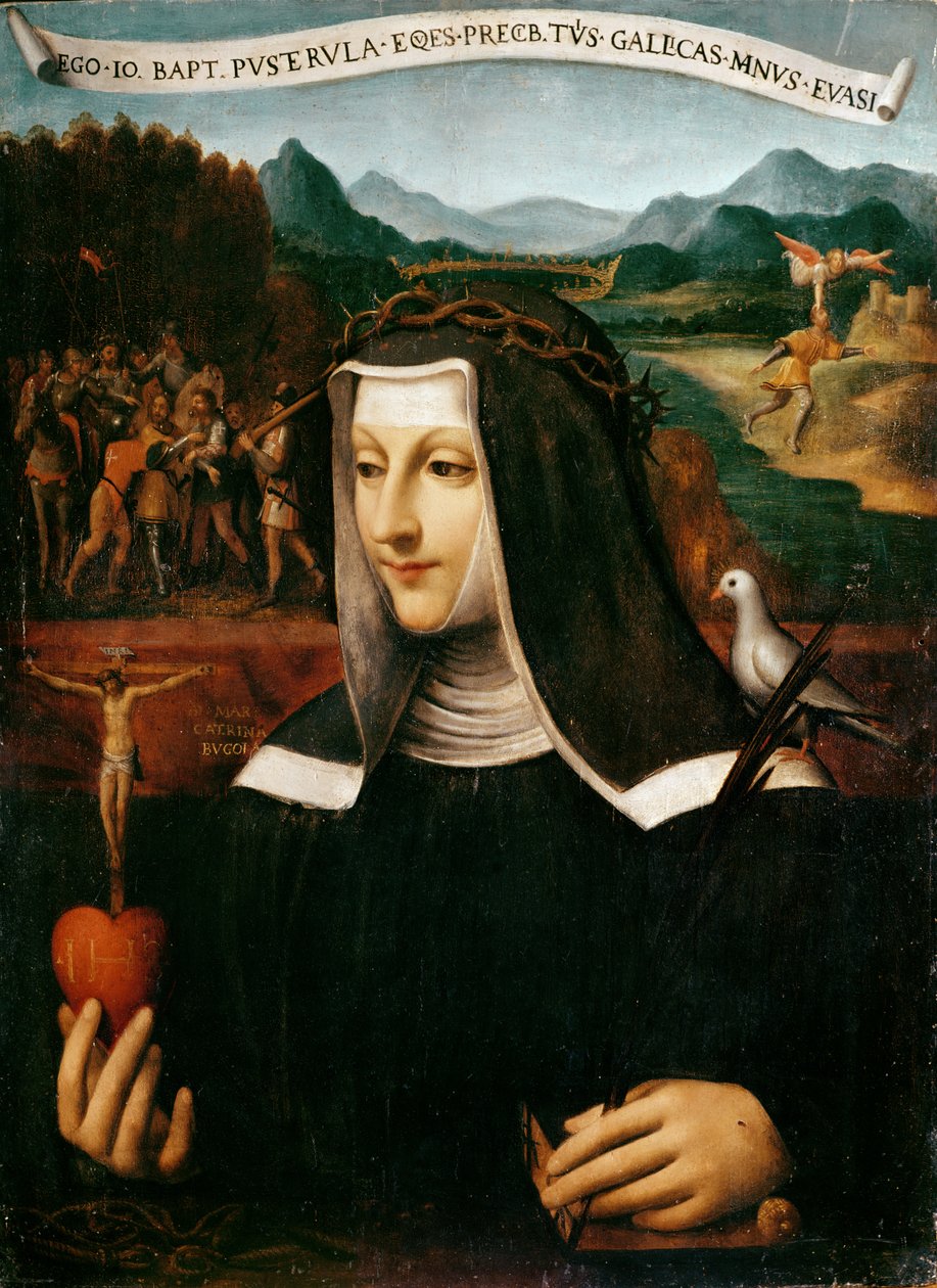 Ex Voto pod wezwaniem św. Katarzyny ze Sieny (1347-80) autorstwa Bernardino Luini