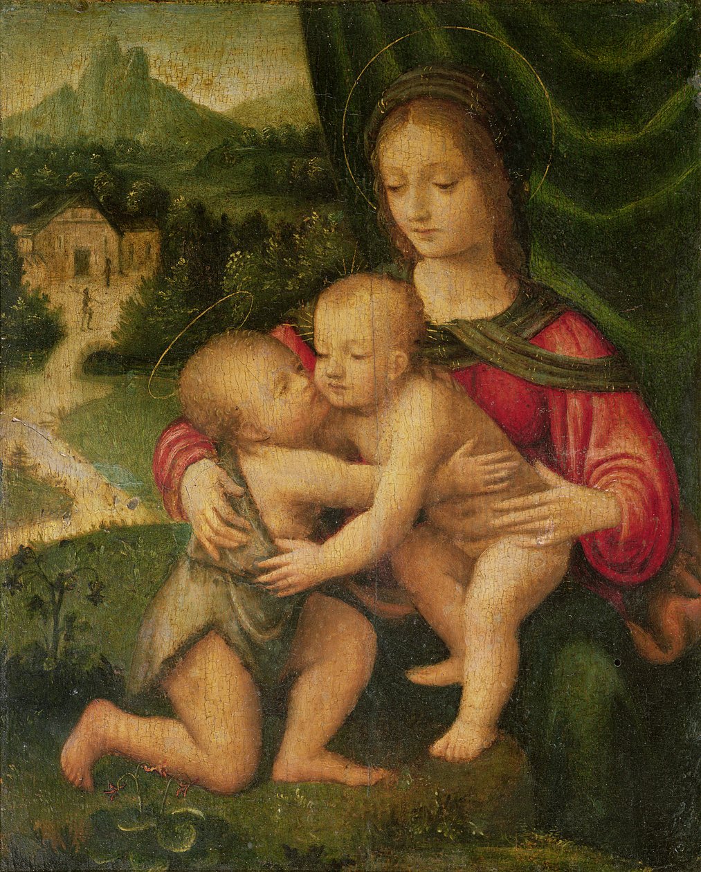 Madonna z Dzieciątkiem ze św. Janem autorstwa Bernardino Luini