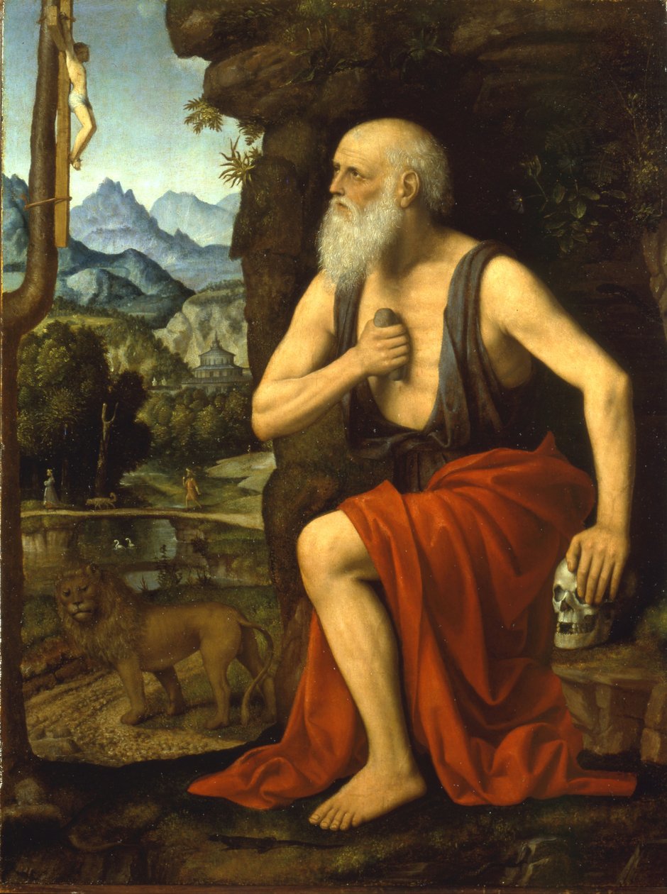 Święty Hieronim w pokucie autorstwa Bernardino Luini
