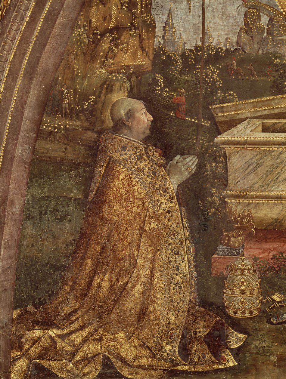 Papież Aleksander VI, 1492 autorstwa Bernardino di Betto Pinturicchio