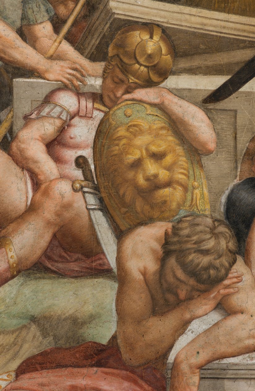 Kontrfaccata, Bernardino Gatti, Zmartwychwstanie 1529, Detal autorstwa Bernardino Gatti