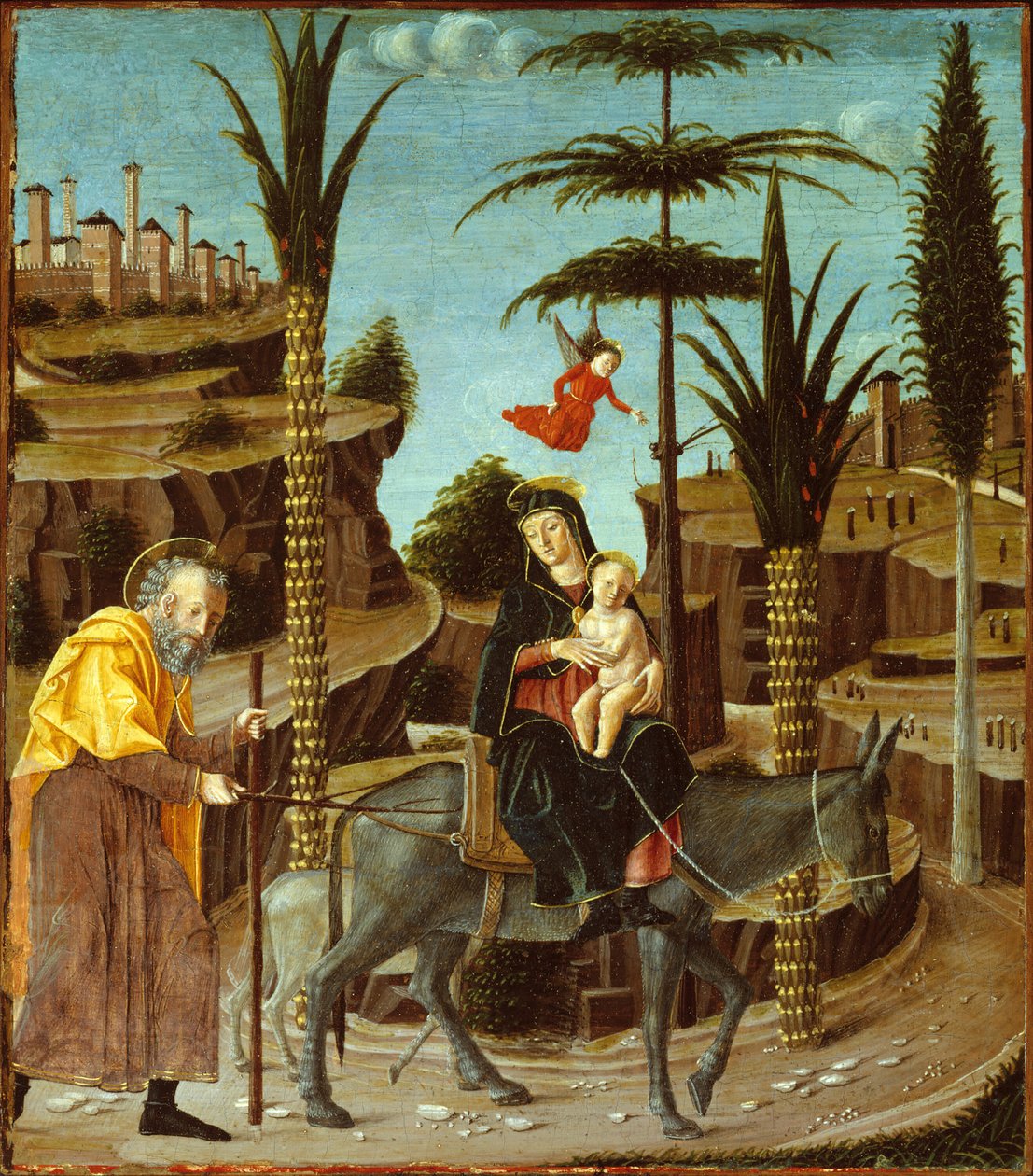 Ucieczka do Egiptu, c. 1485. autorstwa Bernardino Butinone
