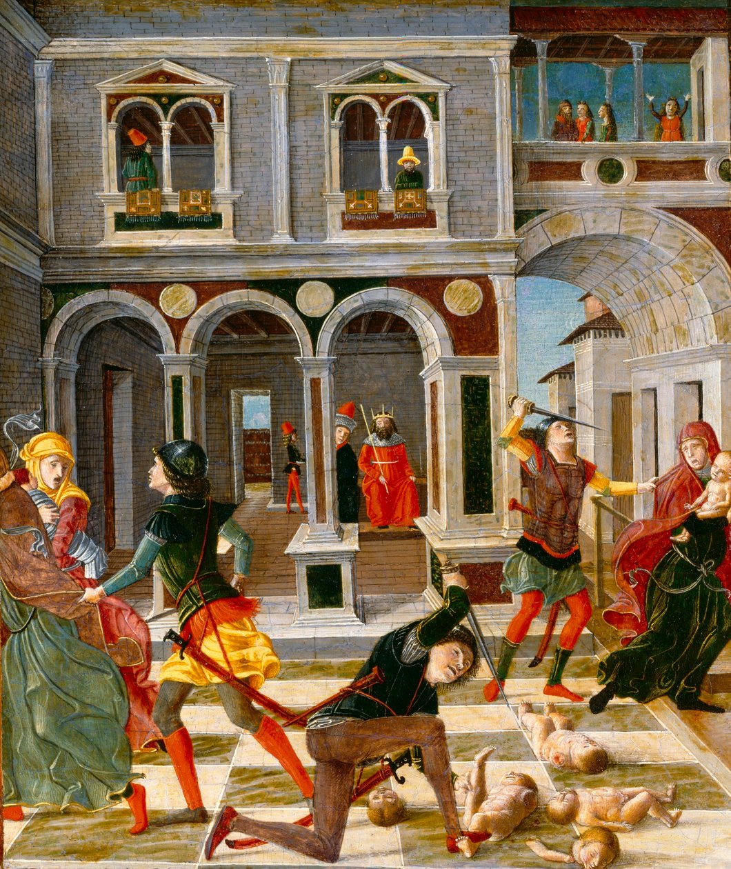 Masakra niewinnych autorstwa Bernardino Butinone
