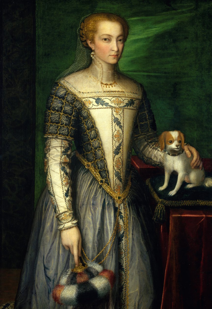 Portret kobiety, koniec lat 60. XVI wieku. autorstwa Bernardino Campi