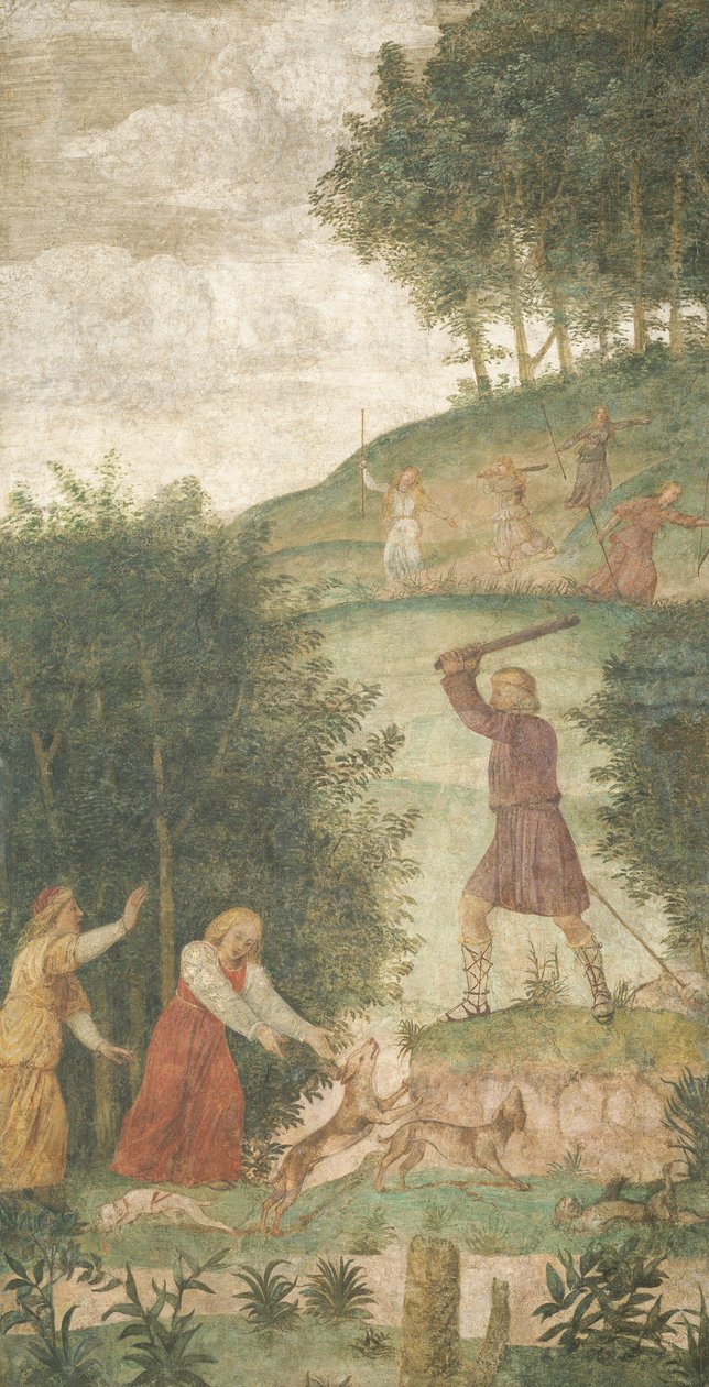 Cefalus ukarany na polowaniu autorstwa Bernardino Luini