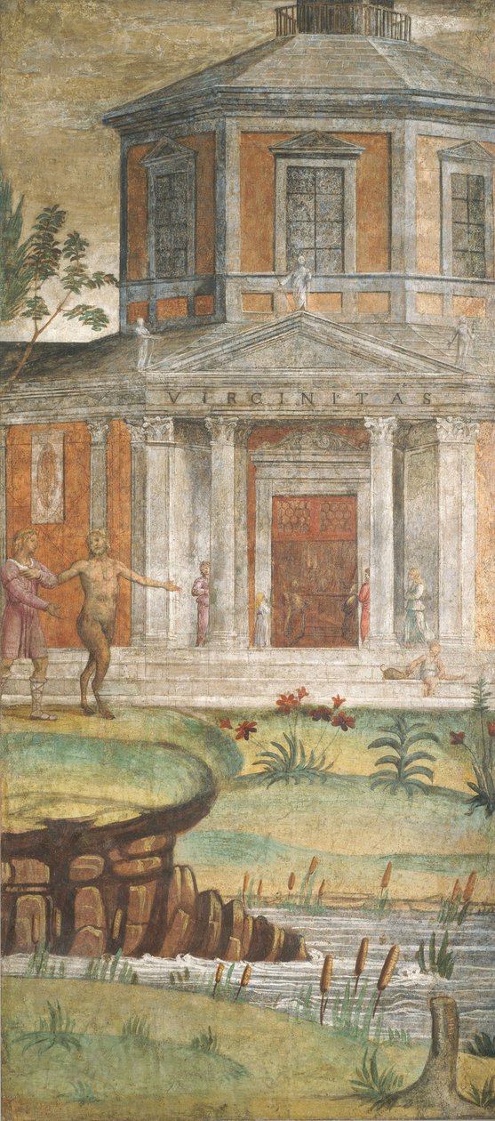 Cefalus i Pan w świątyni Diana autorstwa Bernardino Luini