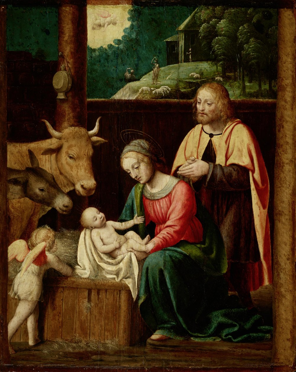 Narodziny Chrystusa autorstwa Bernardino Luini