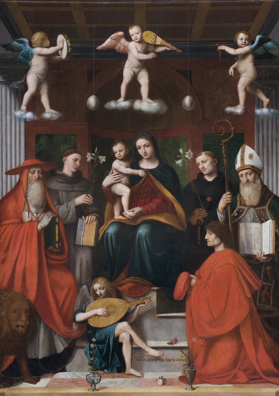 Święta Chonversion, kilka raimondi, 1-6 autorstwa Bernardino Luini