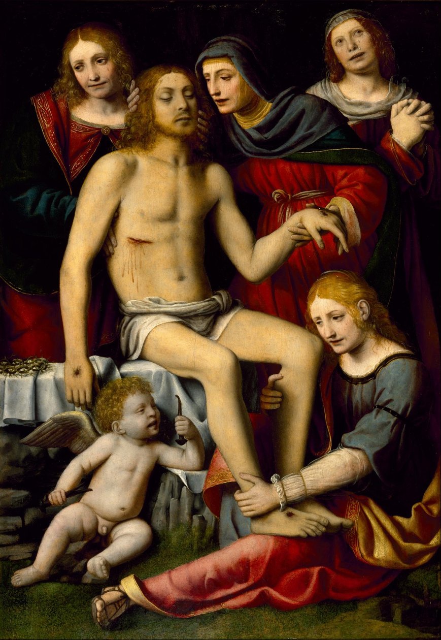 Lament nad zmarłym Chrystusem autorstwa Bernardino Luini