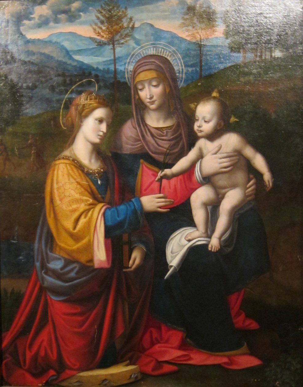 "Madonna z Dzieciątkiem i świętą Katarzyną Aleksandryjską" autorstwa Bernardino Luiniego, Muzeum Sztuki w Cincinnati autorstwa Bernardino Luini