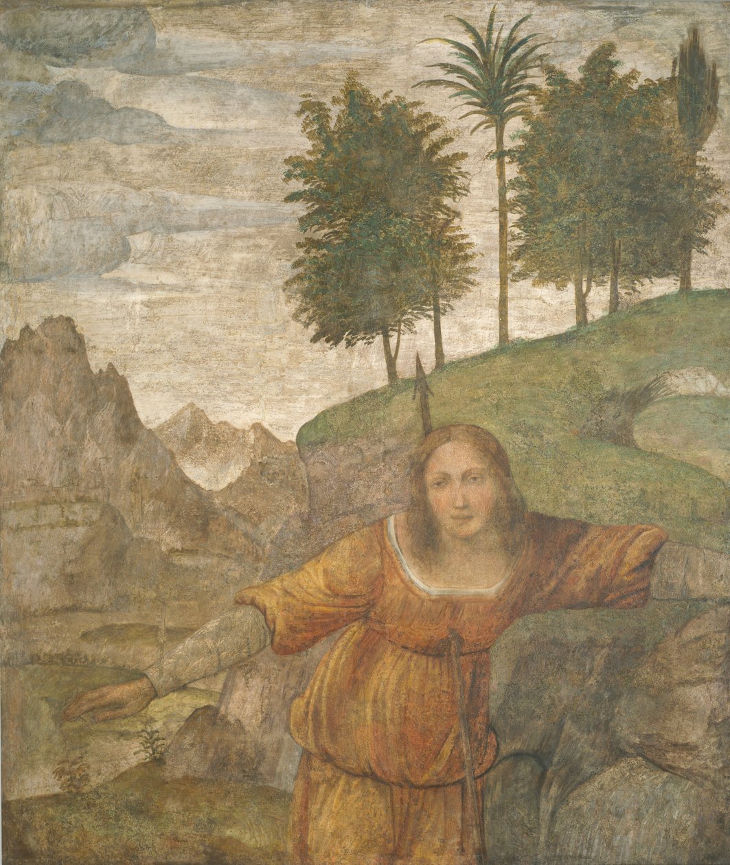 Prokris przebita oszczepem Kefalosa autorstwa Bernardino Luini